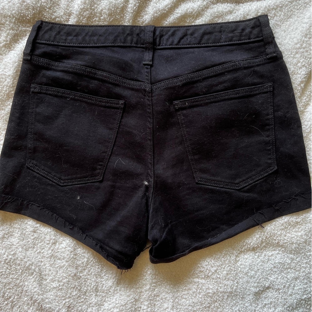 Universal Thread High Rise Midi Black Short Size 8 - Picture 4 of 4